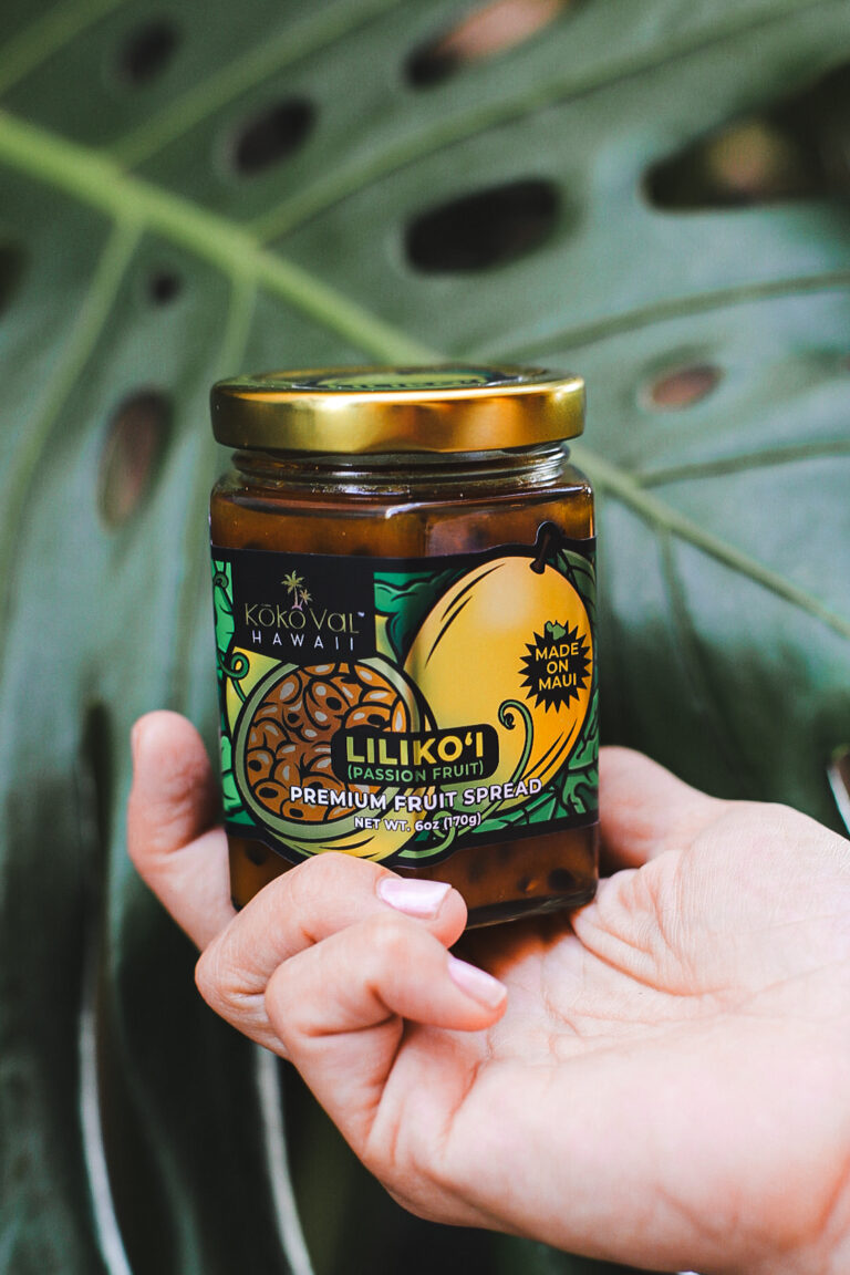 Lilikoi (Passion Fruit) Spread - low in sugar - high in fruit!