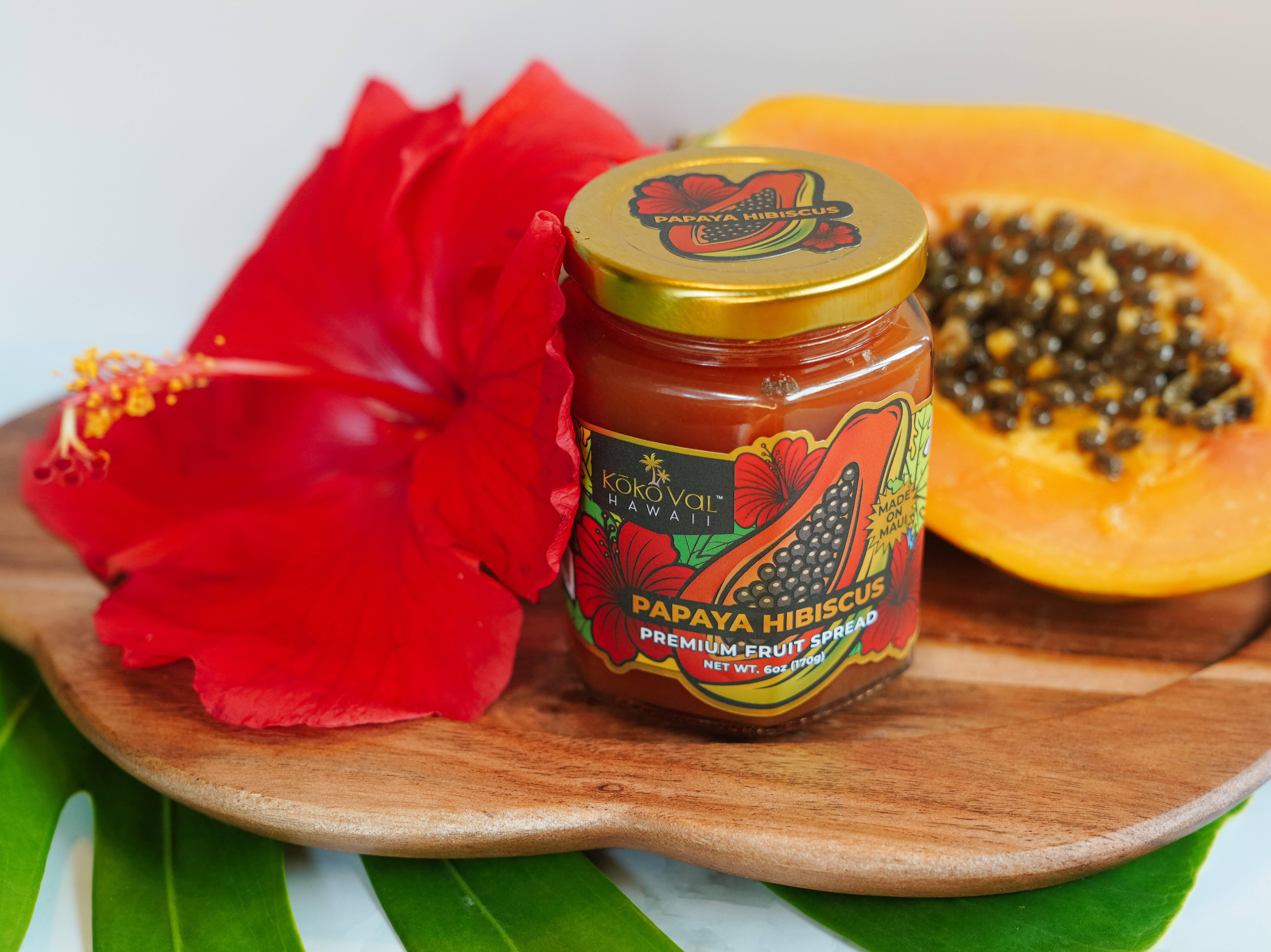 Papaya Hibiscus Fruit Spread