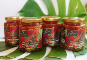 Papaya Hibiscus Jam Collection of 4 jars